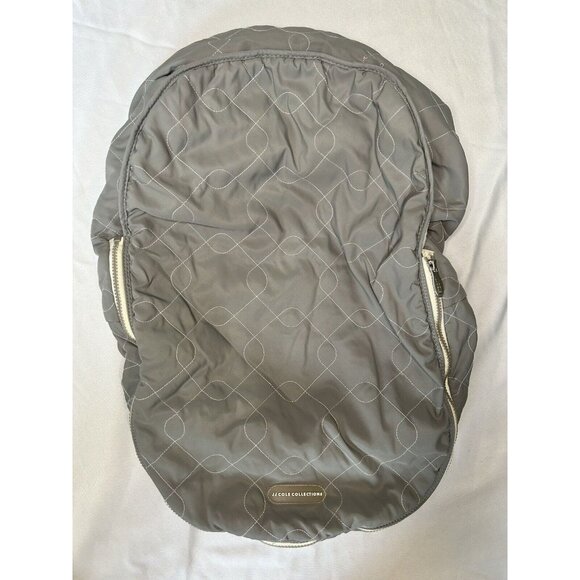 JJ Cole Infant Carrier Cover bundle me - Neutral Gray Weather Resistant+Fleece - Picture 4 of 6
